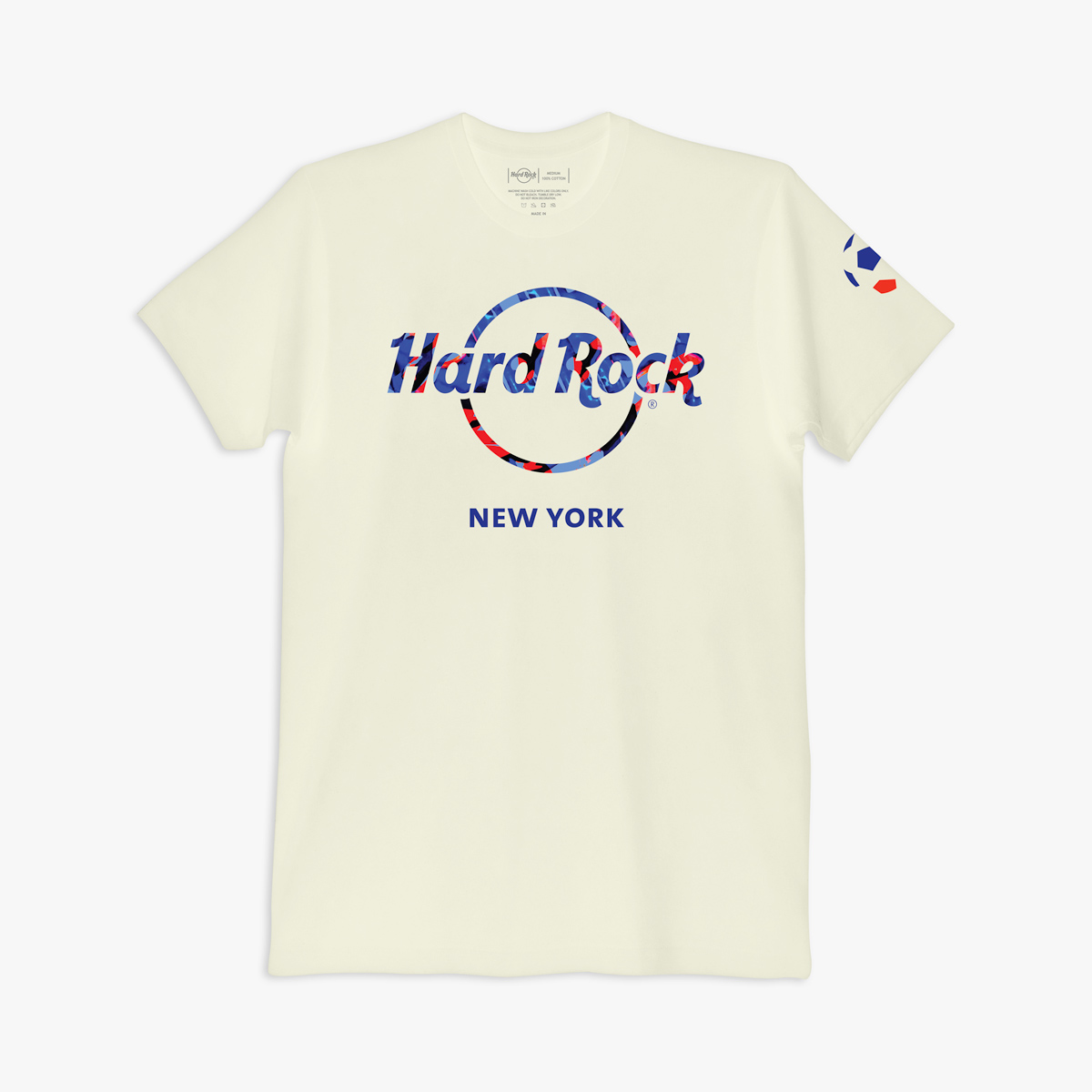 USA Soccer Cup Tee in Off-White Cream image number 1